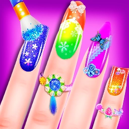 Fashion Nail Art Salon Game