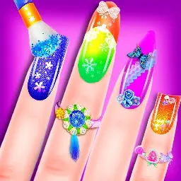 Fashion Nail Art Salon Game