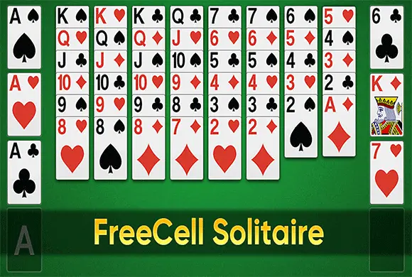 Freecell solitaire