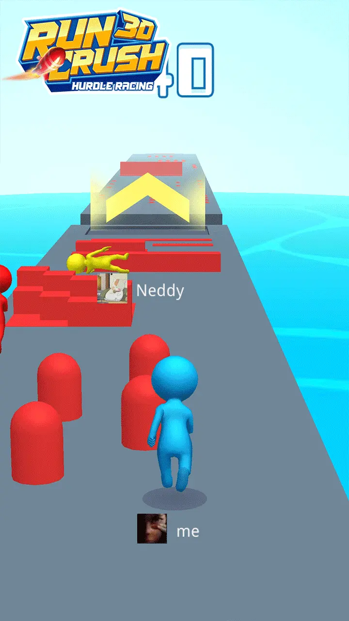 Run Crush 3D - hurdle racing