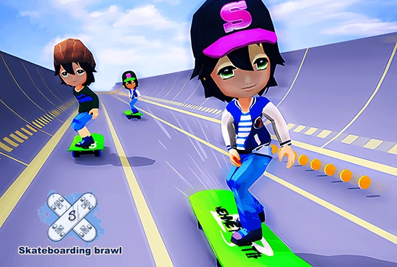 Skateboarding Brawl
