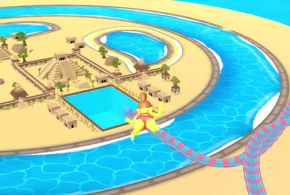 waterpark sliding